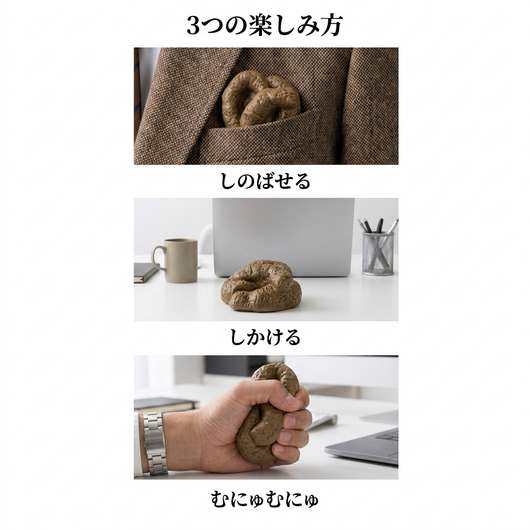 3つの楽しみ方 しのばせる/しかける/むにゅむにゅ