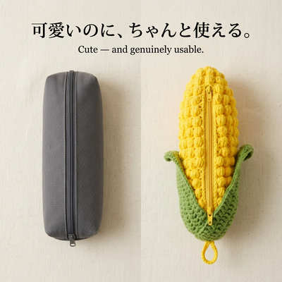 LACIAGA とうもろこしクロッシェ ペンポーチ 商品イメージ14