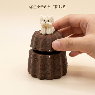 使い方3 点を合わせて閉じる