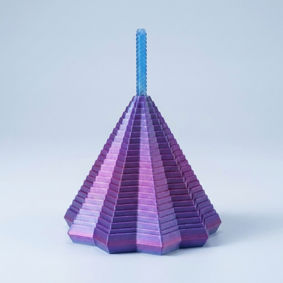 LACIAGA 3D スパイラルタワー purple-twin-tower