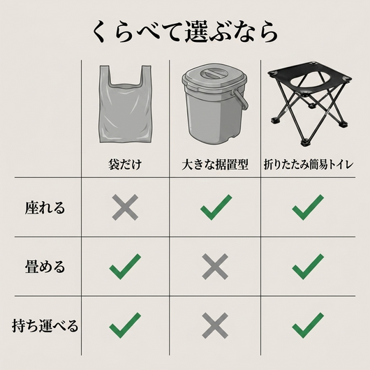 折りたたみ簡易トイレ 商品画像12