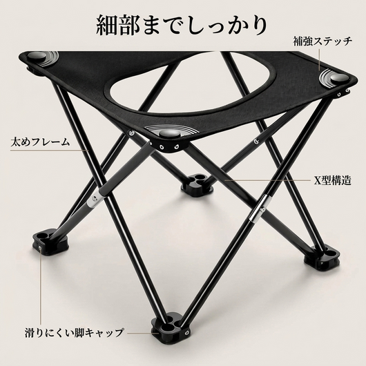 折りたたみ簡易トイレ 商品画像5