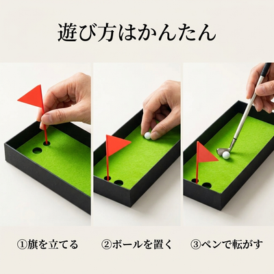 遊び方3ステップ