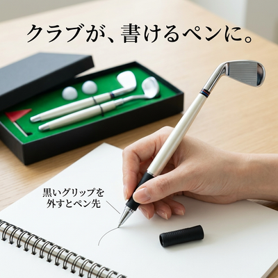クラブが書けるペンに