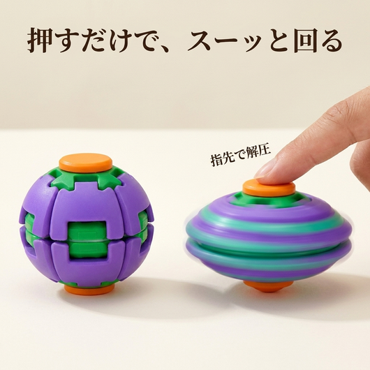 押して回る仕組み