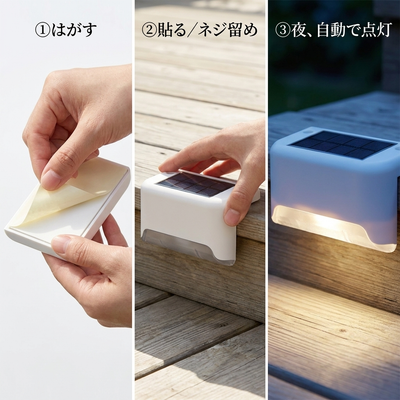 取り付け3ステップ