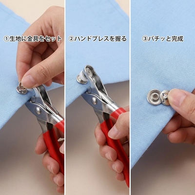 握るだけ3ステップ