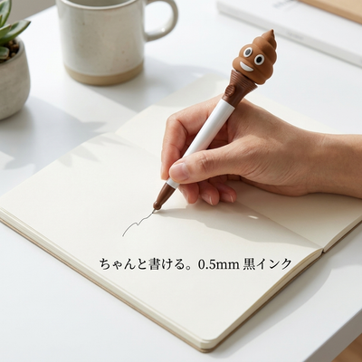 0.5mm黒インクでちゃんと書ける