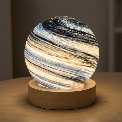星空プラネットランプ 点灯
