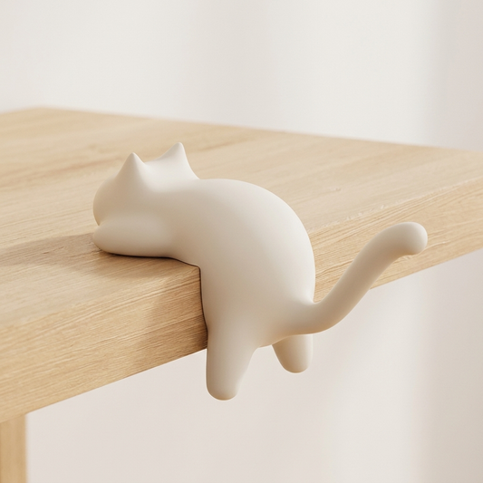 ねこのしっぽフック アイボリー