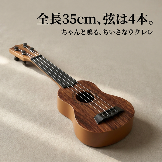 全長35cm 弦は4本