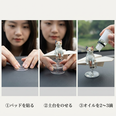 取り付け方法3ステップ