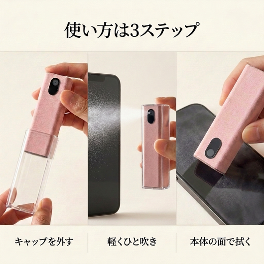 使い方は3ステップ