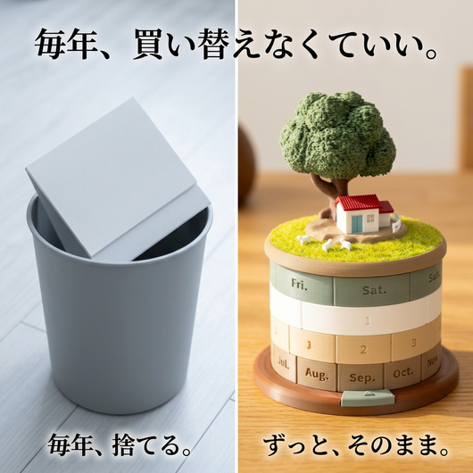 毎年買い替えなくていい