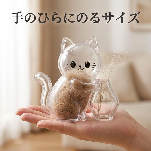 手のひらにのるサイズ