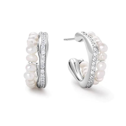 Laciaga™ Pearl Geometry Earrings