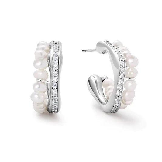 Laciaga™ Pearl Geometry Earrings